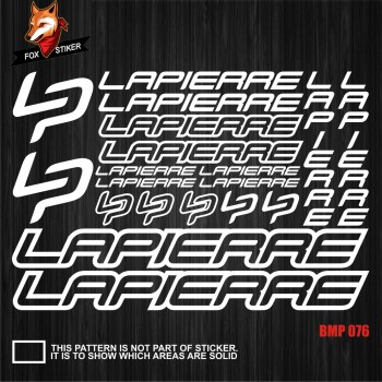 Bicycle Frame Decal Stickers   LAPIERRE-01